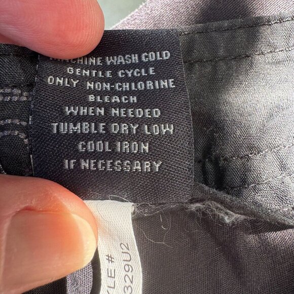 ZD Premium Womens Black Button Pockets Drawstring Hem Cropped Cargo Pants 20 - Picture 9 of 9